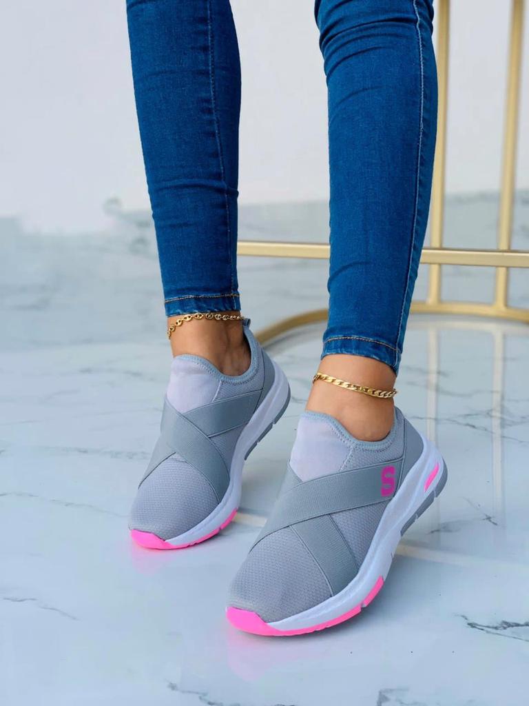 Zapato skechers caucho cruzado