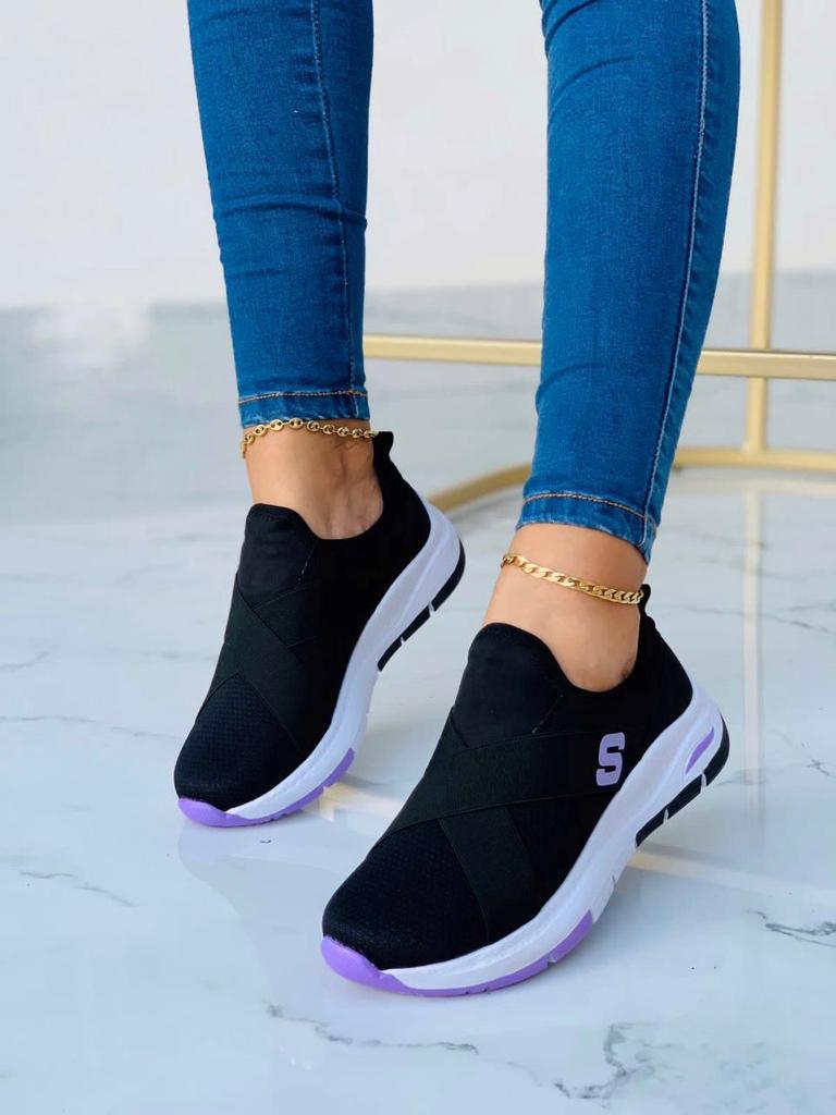 Zapato skechers caucho cruzado