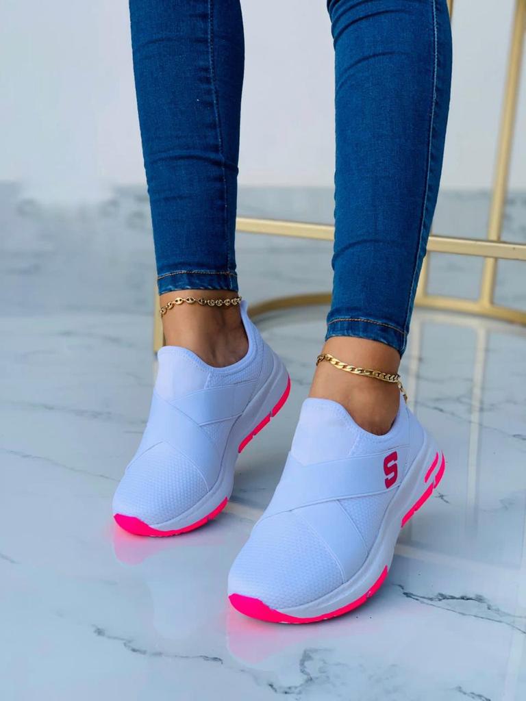 Zapato skechers caucho cruzado