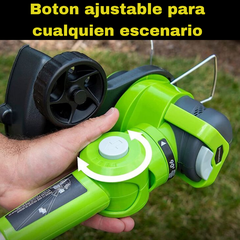Cortadora Podadora de Césped Eléctrica e Inalámbrica <strong> (INCLUYE 2 DISCOS Y 2 BATERÍAS + ACCESORIOS) </strong>