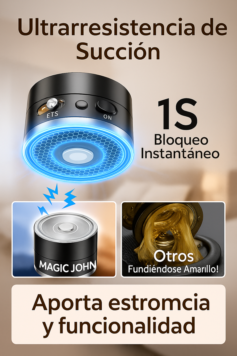 🧲 Soporte Magnético con Succión al Vacío