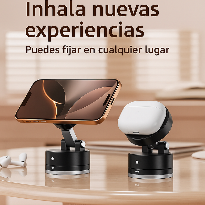 🧲 Soporte Magnético con Succión al Vacío