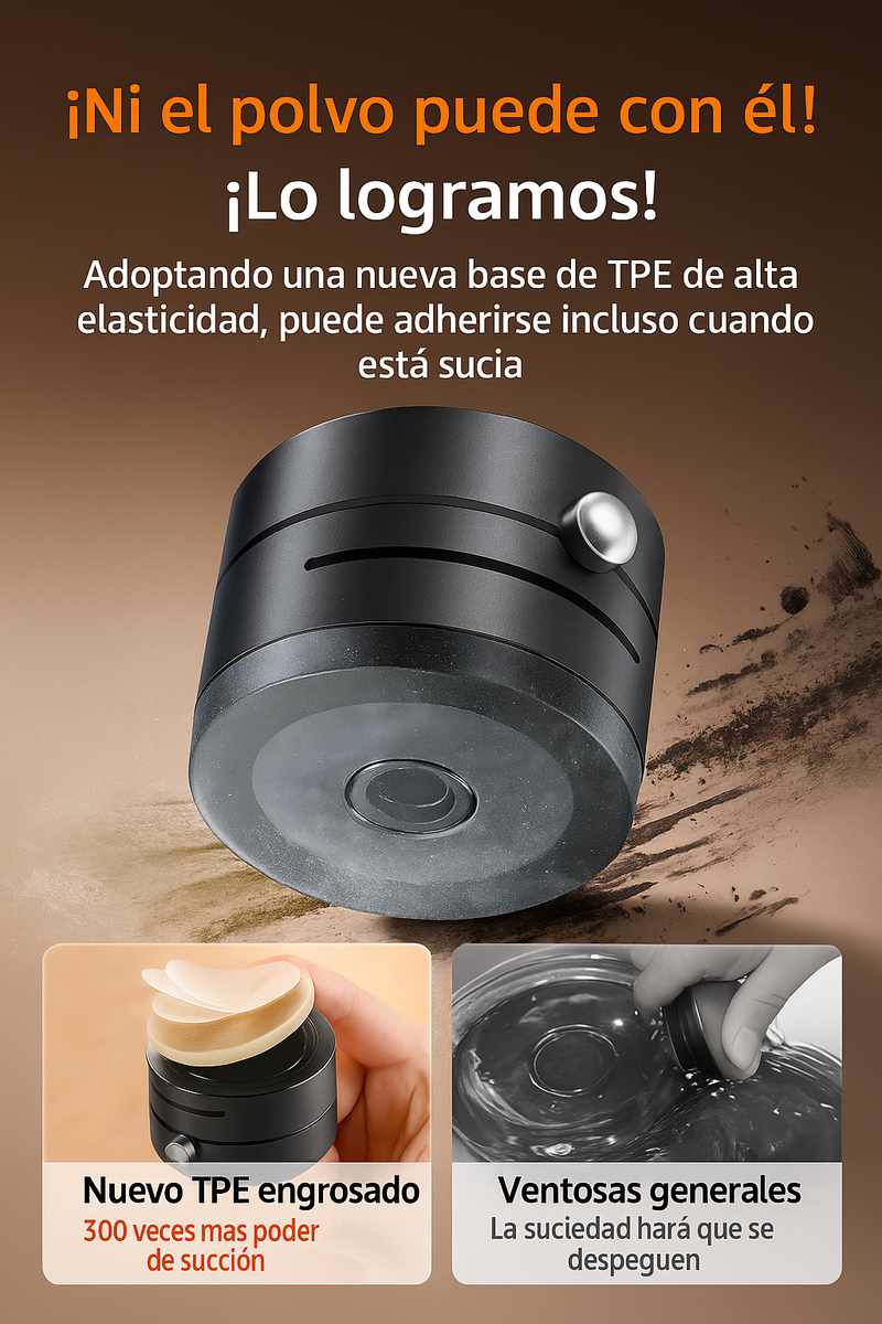 🧲 Soporte Magnético con Succión al Vacío