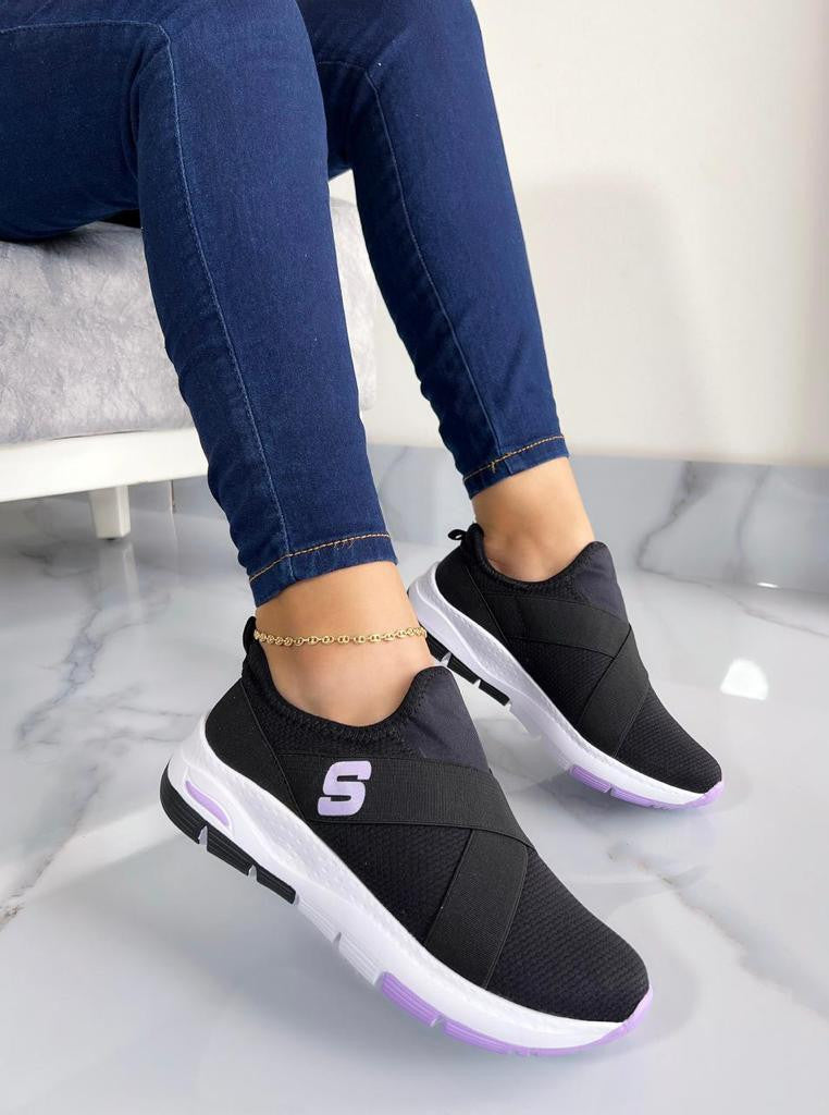 Zapato skechers caucho cruzado