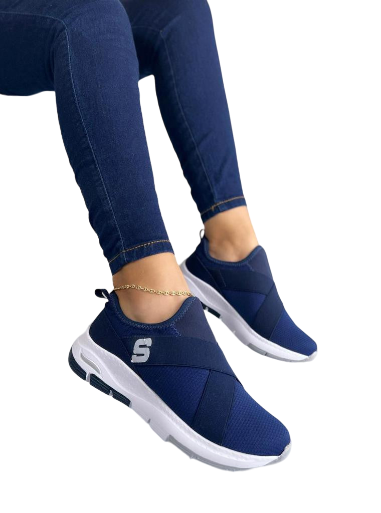 Zapato skechers caucho cruzado